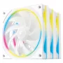 Pc-koelventilator DeepCool FL12R SE 3in1 wit — set van 3 ventilatoren, witte uitvoering