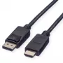 Kabel ROLINE 11445780 1 m DisplayPort naar HDMI zwart