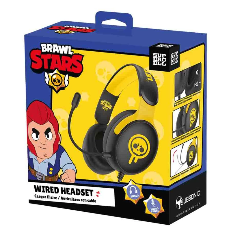 Subsonic gaming-headset Brawl Stars Drippy Skull