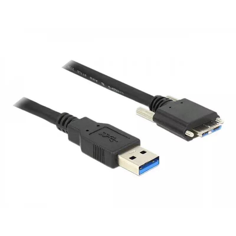 USB-kabel DeLOCK 83599 USB 3.2 Gen 1 3 m USB A Micro-USB B zwart