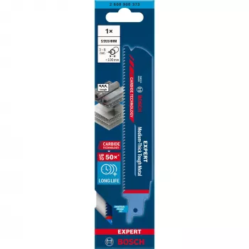 Bosch EXPERT 'MEDIUM-THICK TOUGH METAL' S 955 HHM sabelzaagblad koolstofstaal (HCS) 1 st.
