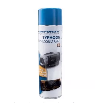 Persluchtspray ESPERANZA ES118 600 ml, blauw/wit, 1 stuk