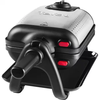 Tefal WM756D wafelijzer 2 wafels 1200 W zwart, roestvrij staal