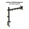 Monitorarm 17-32 inch, max. 10 kg, staal