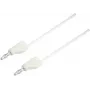 VOLTCRAFT testleiding [stekker 4 mm - stekker 4 mm] 2 m wit MSB-300 (MSB-300-2-WS)