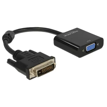 Delock - videoconverter - Lontium LT8511 - DVI - VGA - zwart - retail (65658)