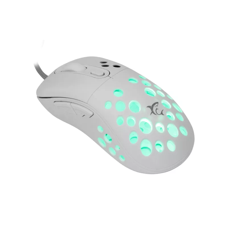 Muis White Shark GM-5013 Azrael wit USB