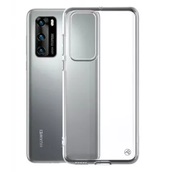 Siliconen beschermhoes Tellur voor Huawei P40, transparant