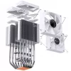 Jonsbo CR-1400 DV2 CPU-luchtkoeler, 2 x 92 mm, wit