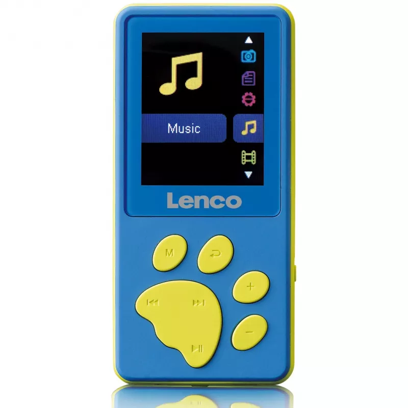Lenco XEMIO-560BU MP3-/MP4-speler 8 GB blauw (XEMIO-560BU)