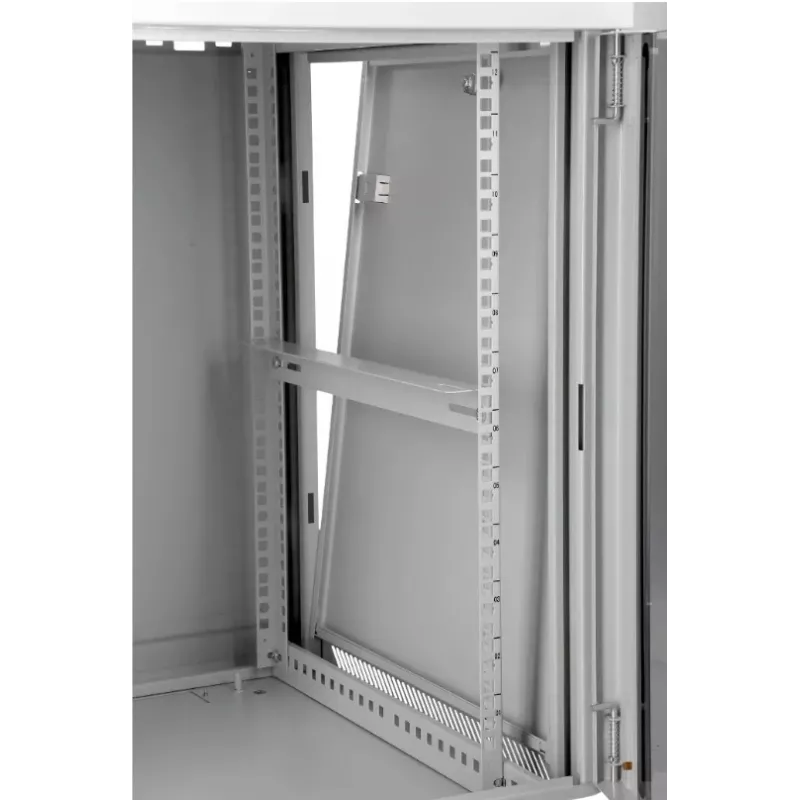 SOMI Networks | 22U, 19 inch netwerk-wandkast | 22U-60/60FPC | grijs | met glazen deuren; ongemonteerd | diepte: 60 cm