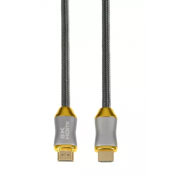 HDMI-kabel IBOX HD08 2 m, HDMI Type-A stekker-stekker, HDMI 2.1, zilver