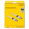 HDMI-kabel DeLOCK Ultra High Speed 48 Gbit/s 8K 60 Hz zilver 1 m