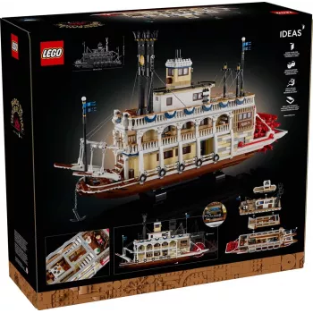 LEGO IDEAS 21356 rivierstoomboot