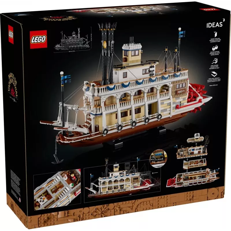 LEGO IDEAS 21356 rivierstoomboot