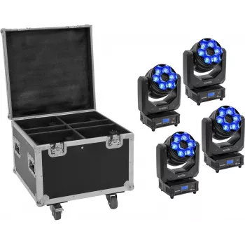 Armatuur EUROLITE TMH-H240 Beam Wash Flower Effect 4x — LED-effectlamp, compacte eenheid