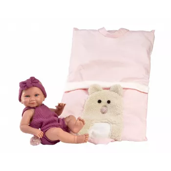 Pop Llorens 40 cm zachte lichaam babypop met realistische kenmerken om te spelen en verzamelen