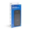 Savio BA-09 draadloze powerbank, 10000 mAh, zwart