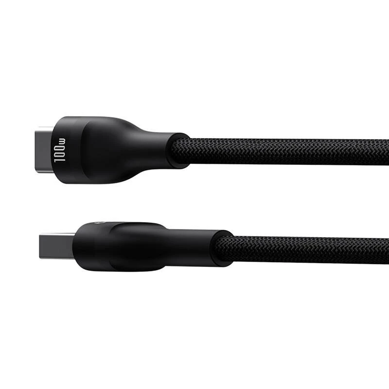 Baseus Flash 2 USB A naar USB C snellaadkabel 2 m 100 W zwart
