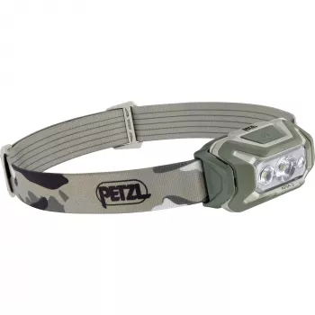 Hoofdlamp PETZL Aria 2 rgb-desert – oplaadbaar 200 lumen