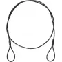 Staalkabel EUROLITE 58010423, lengte 900 mm, diameter 3 mm, zwart