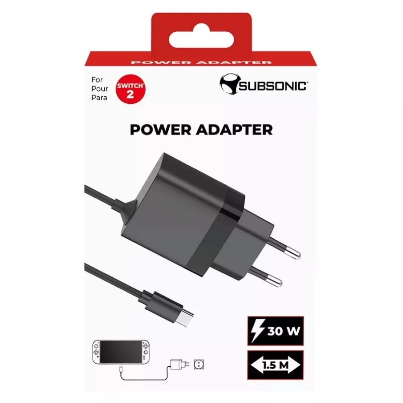 Voeding SUBSONIC SA5713 voor Switch 1/2 15V 2,5A