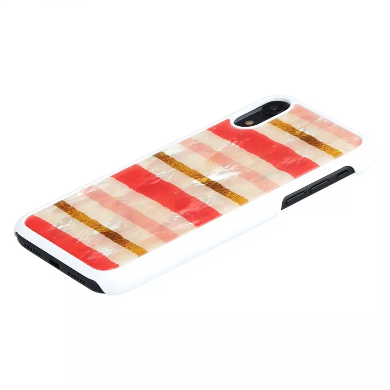 Beschermhoes iKins voor iPhone XR — short cake-design, wit