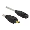 FireWire A/B-kabel DeLOCK 82588 1,0 m grijs