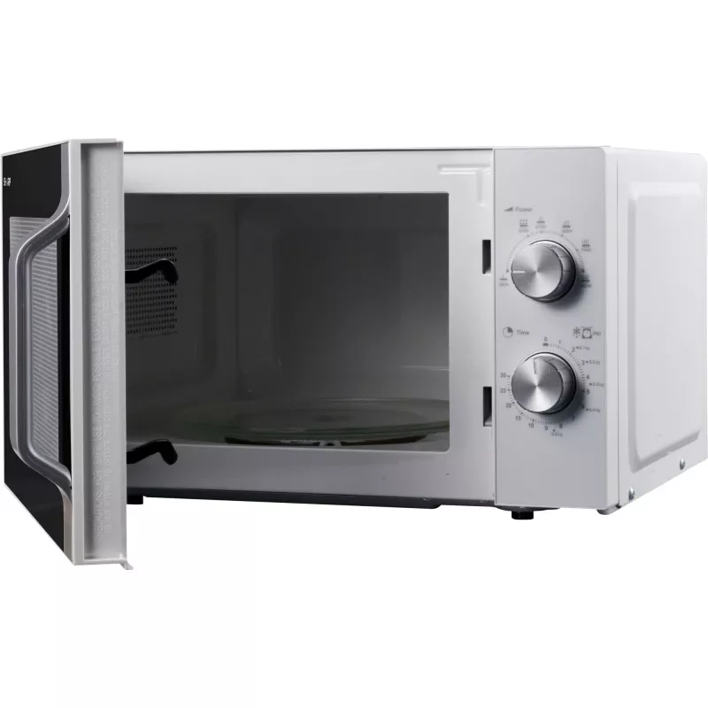Sharp R204WA magnetron zilver, wit solo-magnetron werkblad 20 l 800 W