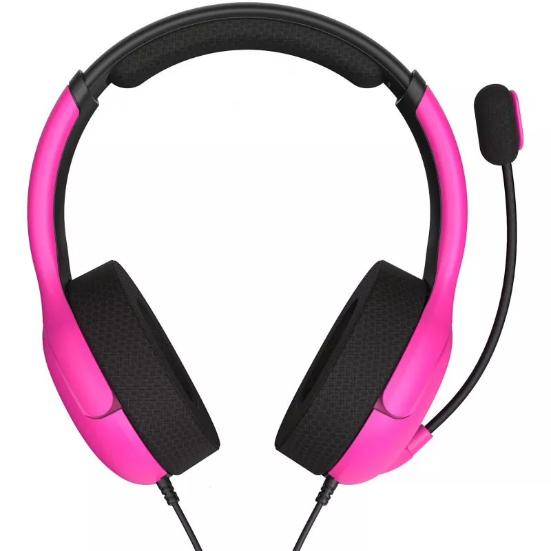 PDP PS5 & PC NEBULA ULTRA VIOLET AIRLITE BEDRADE HEADSET, bedraad, gaming, headset, zwart, roze