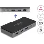 DeLOCK USB Type-C dockingstation 4K dual HDMI MST USB Gigabit LAN PD 85W