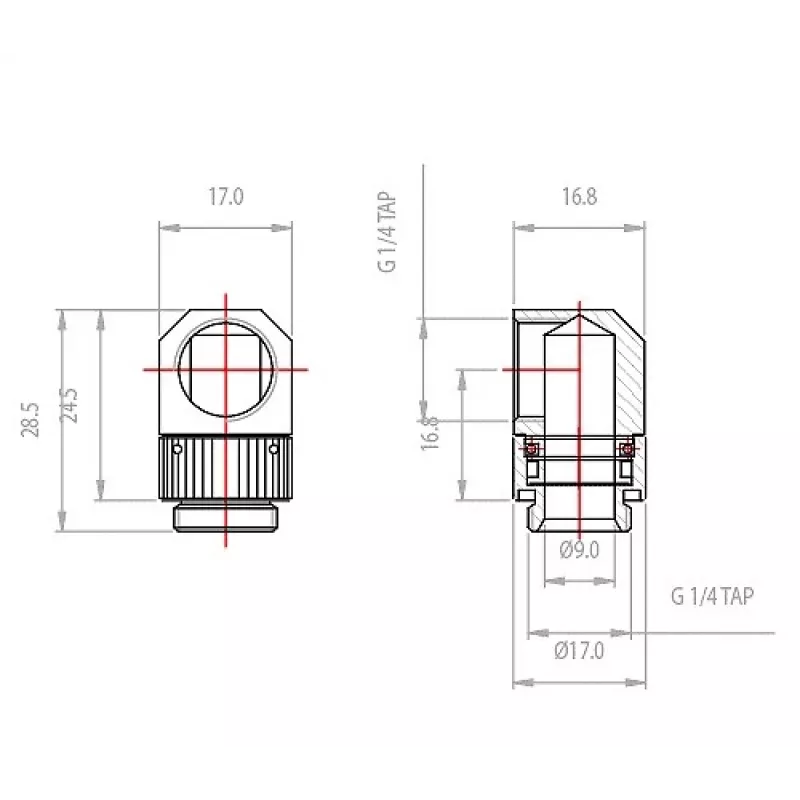 Koolance NZL-LXG1 computer-koelsysteem onderdeel/accessoire