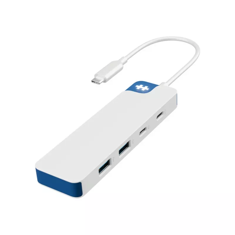 USB-C-hub HYPER HyperDrive Flex HD5200BUGL — 4 aansluitingen, blauw
