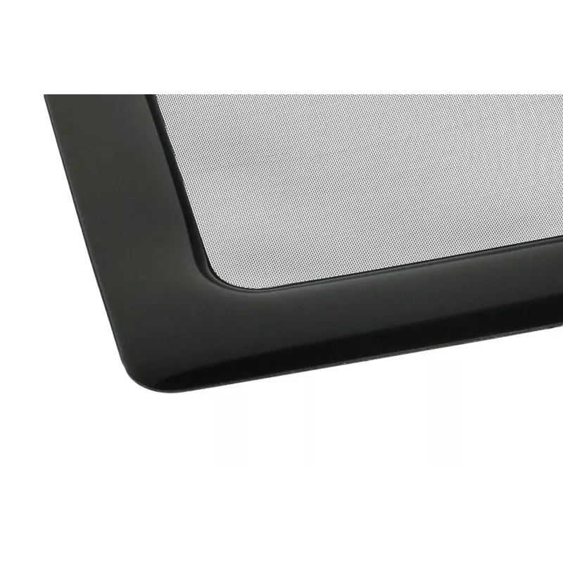 DEMCiflex DF0002 stoffilter 80 mm, vierkant, zwart/zwart