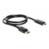 Displayport/HDMI-kabel DeLOCK 82586 1 m zwart