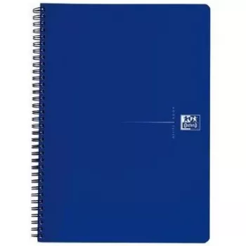 Schrijfboek Oxford 100102565 A5 zwart blauw