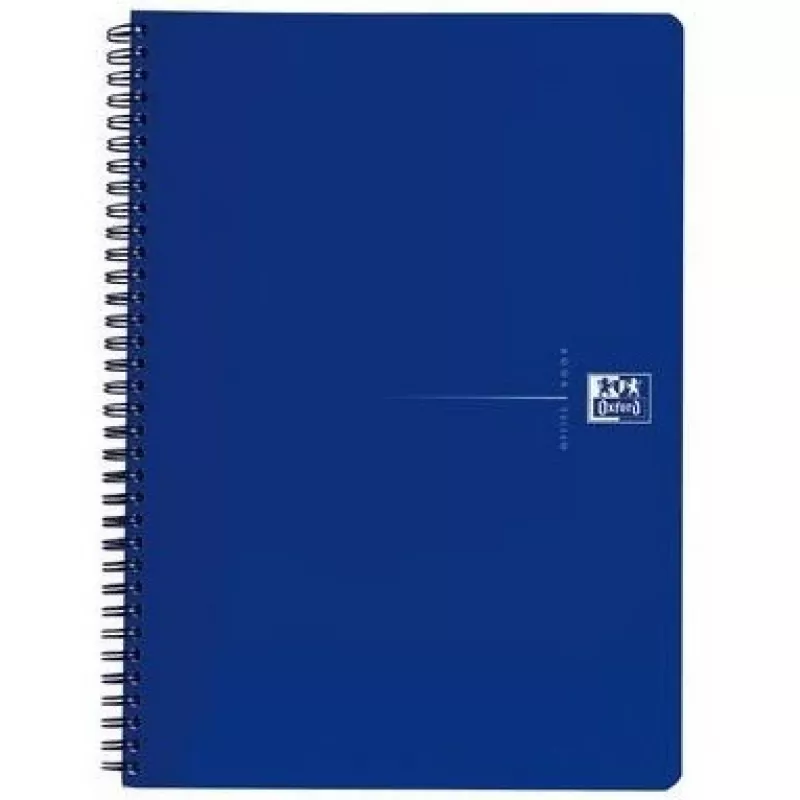 Schrijfboek Oxford 100102565 A5 zwart blauw