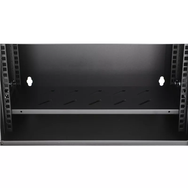 EXTRALINK LITE 4U 530X400 wandmontage-rackkast zwart met legbord