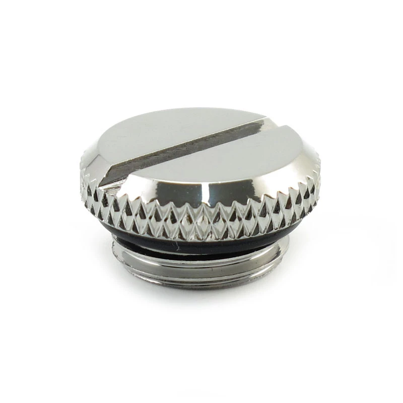 XSPC G1/4 inch buitendraad stop V2 — 10-pack, chroom