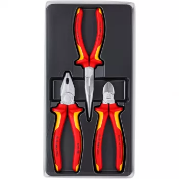 Knipex 00 20 12 monteursgereedschapset 3 gereedschappen