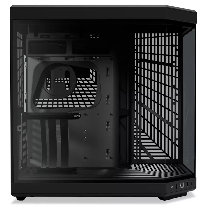 HYTE Y70 CS-HYTE-Y70-B Midi Tower pc-behuizing, E-ATX, gehard glas, Pitch Black