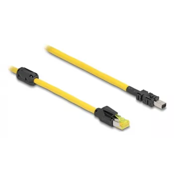 Netwerkkabel DeLOCK 81250 zwart geel 1m Cat6