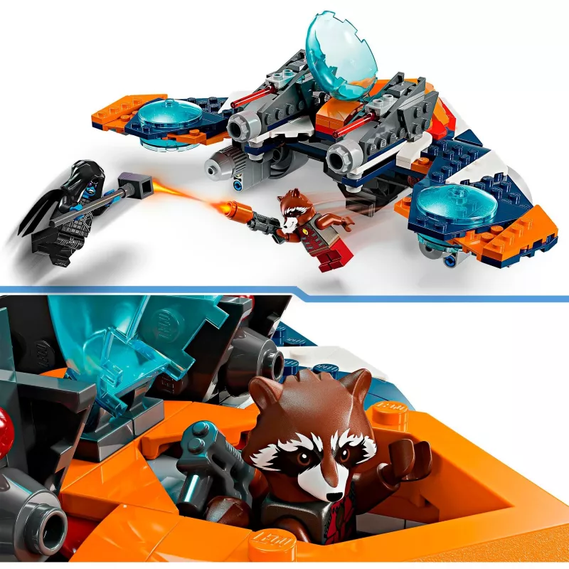 Constructiespeelgoed LEGO Marvel Super Heroes Rocket ruimteschip 76278 – Rocket en Ronan set