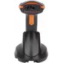 Manhattan draadloze 2D-handbarcodescanner, 250 mm scandiepte, tot 80 m effectief bereik (zichtlijn), max. omgevingslicht 100.000 lux (zonlicht), zwart, drie jaar garantie