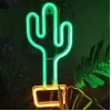 Decoratieve neonlamp MANTA SNL07GNT cactus groen geel, neonbord