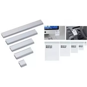 Maul klembord 6246608 DIN A6 aluminium mat zilver