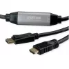 Videokabel-adapter ROLINE 11.04.5776 7.5m HDMI type A DisplayPort zwart