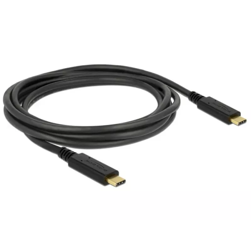 USB-kabel DeLOCK 83668 USB 3.2 Gen 1 2m USB C zwart
