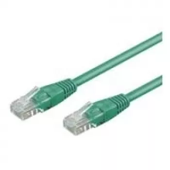 Wentronic Goobay CAT 5e patchkabel, U/UTP, groen, 10 m - CCA-kopermix (68348)