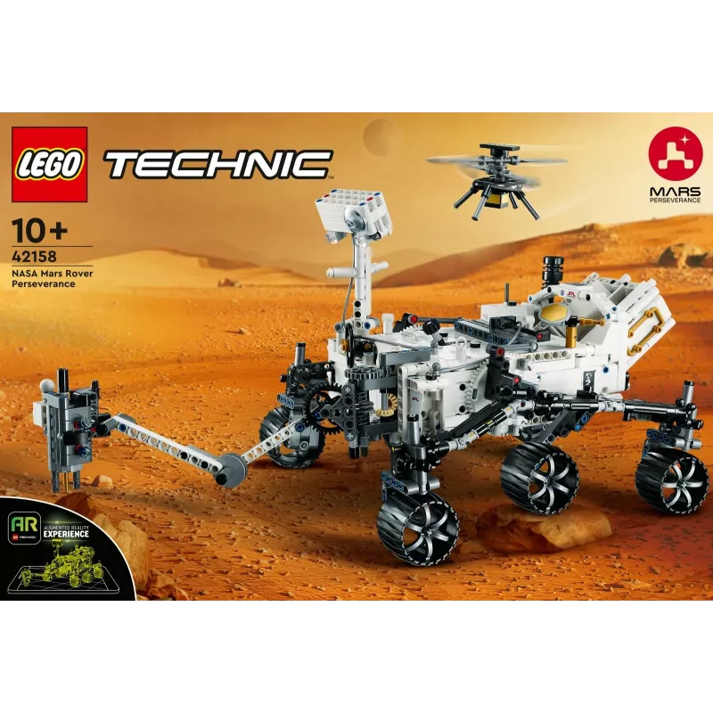 LEGO Technic NASA Mars Rover Perseverance ruimteset met AR-app-ervaring wetenschaps-ontdekkingsset leer over voertuigtechniek constructiespeelgoed